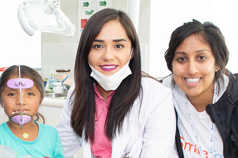 Bhavana in Mexico with a Smile Train patient