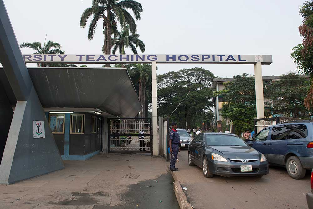 LUTH teaching hospital entrance