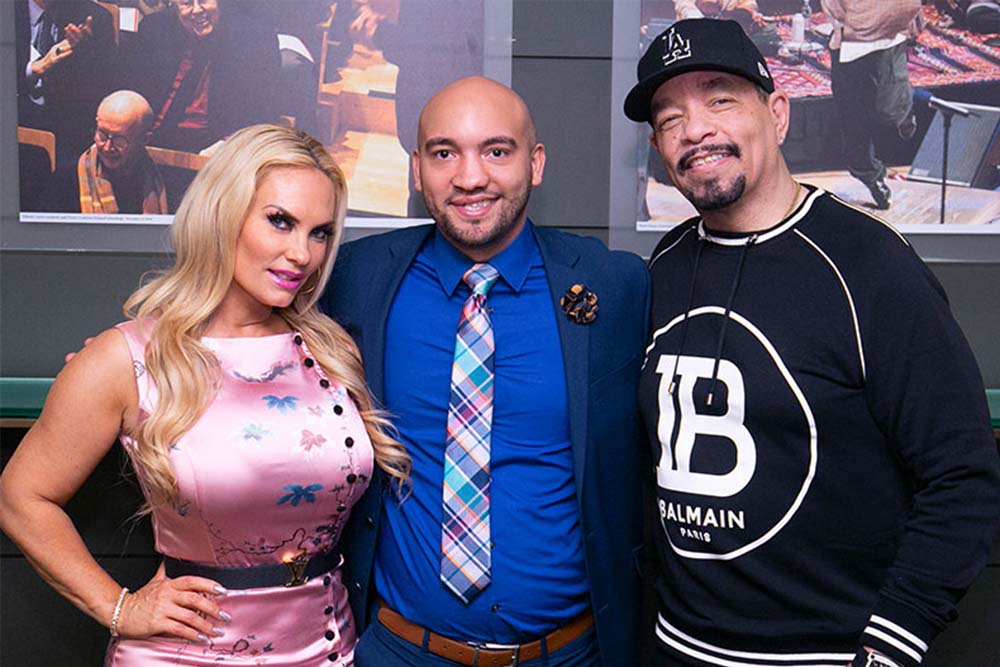 Manny Ventura with Ice-T and Coco