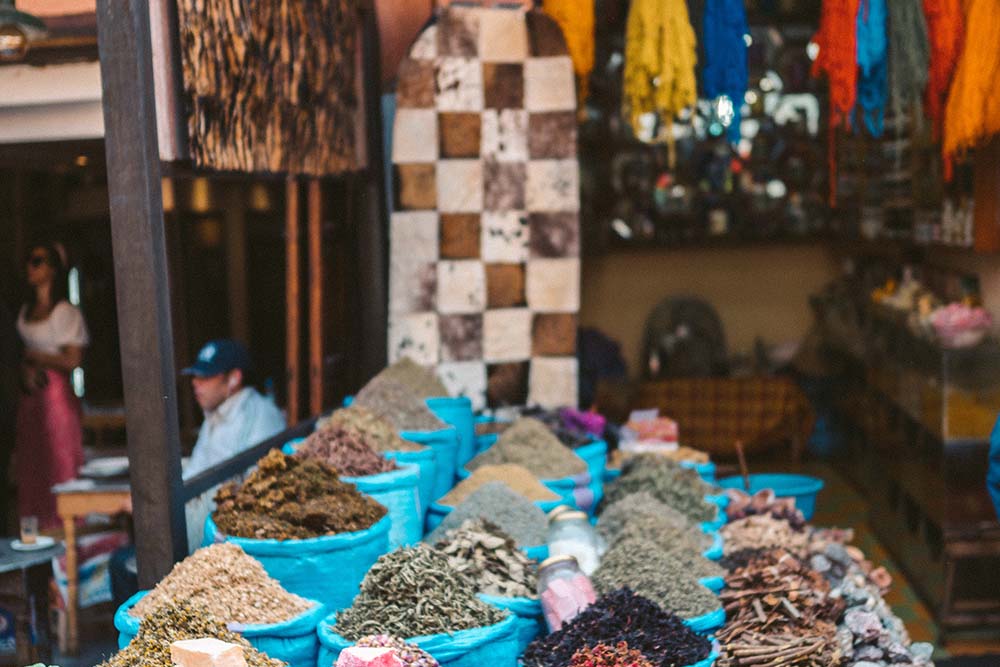 A market in Moracco