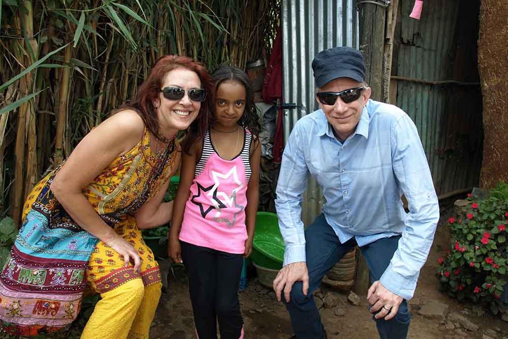 Tom Ragland with a Smile Train patient in Ethiopia