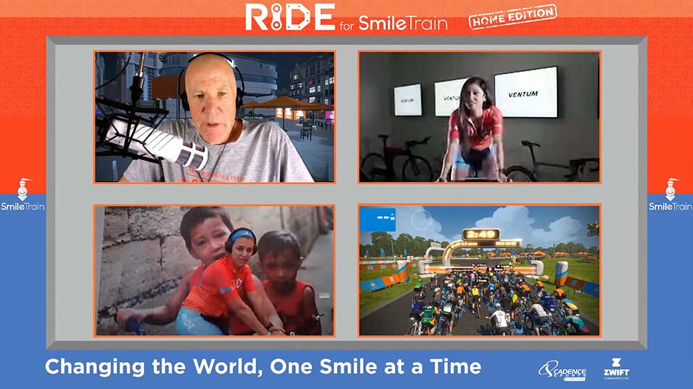 Ride for Smile Train virtual race