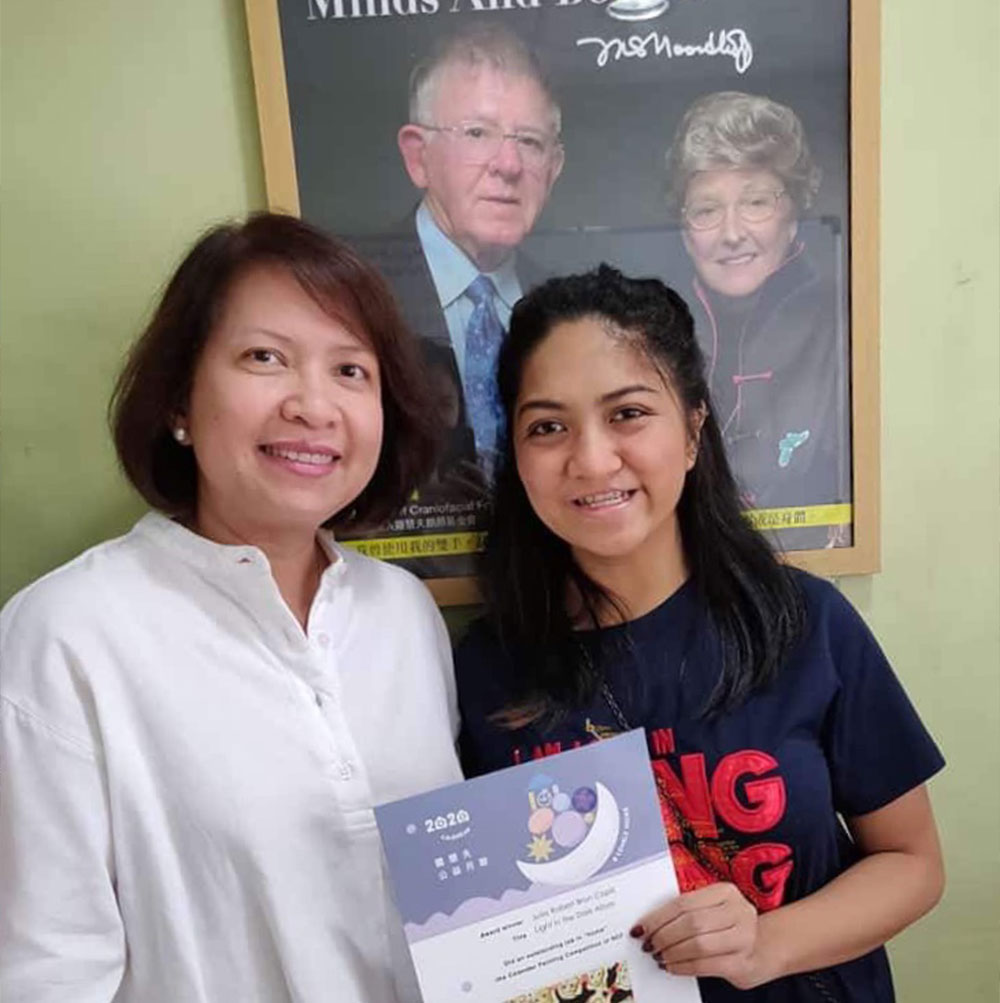 Julia at the Noordhoff Craniofacial Foundation of the Philippines 