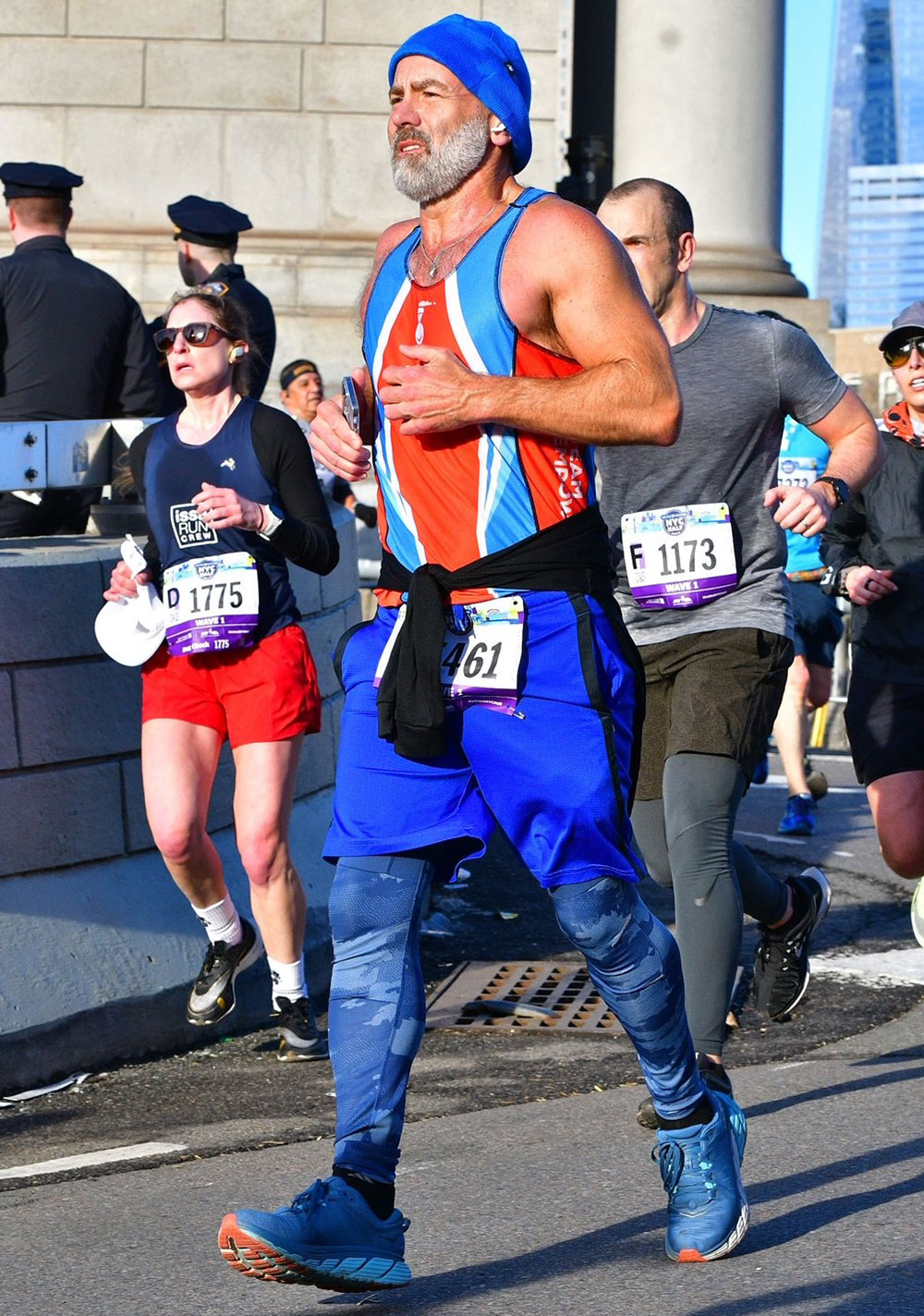 Eric running the New York Half