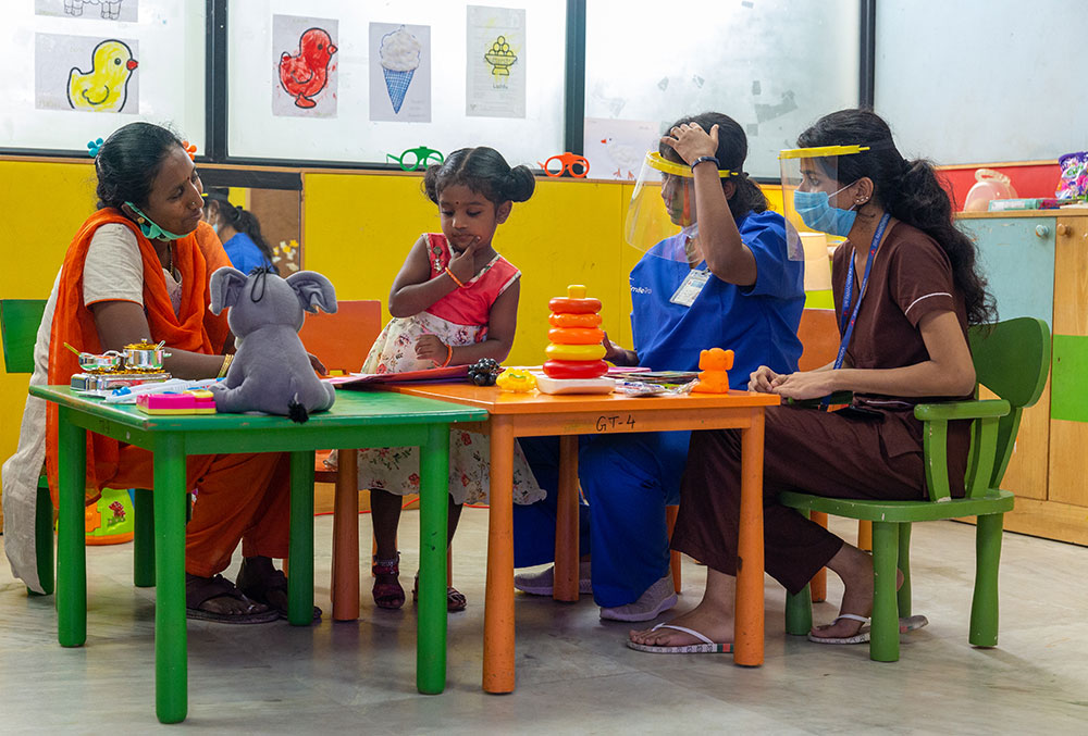 Jaya learning at Sri Ramachanda