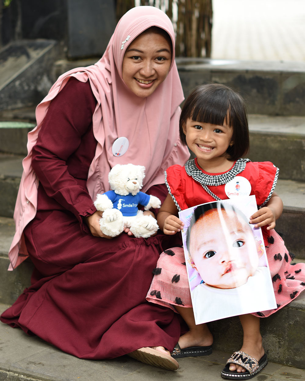 Khalisa and her mother