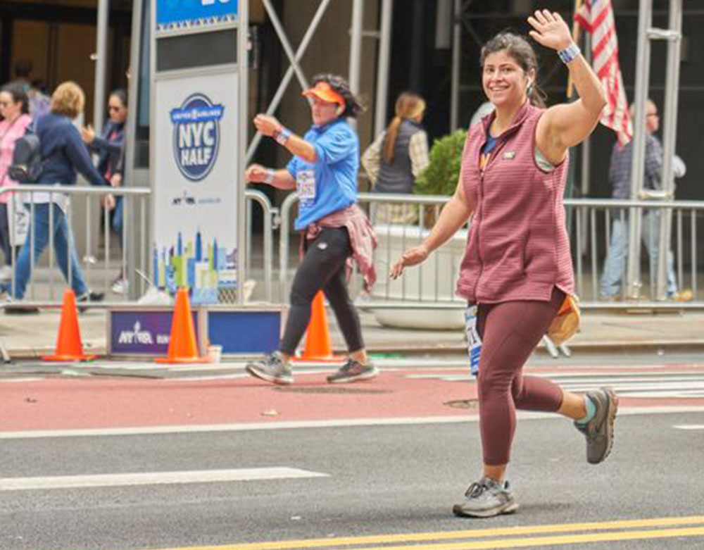 Carol Castillo-Frucher runs the New York Half