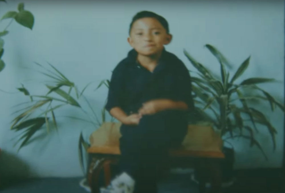  A photo of Eduardo as a child