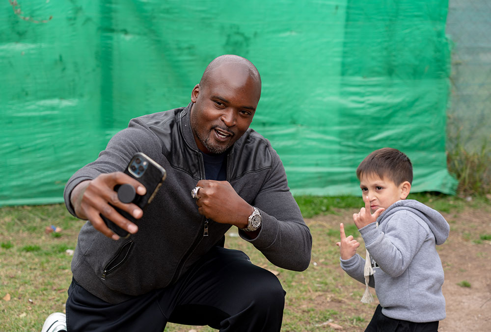 Mathias with Benicio