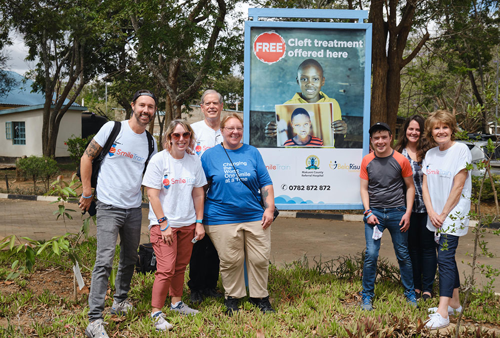 Christine with her fellow Journeyers outside the Makueni County Hospital in Nairobi