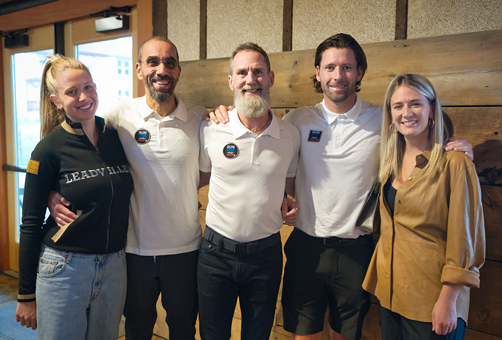 Craig with his family and supporters in Leadville