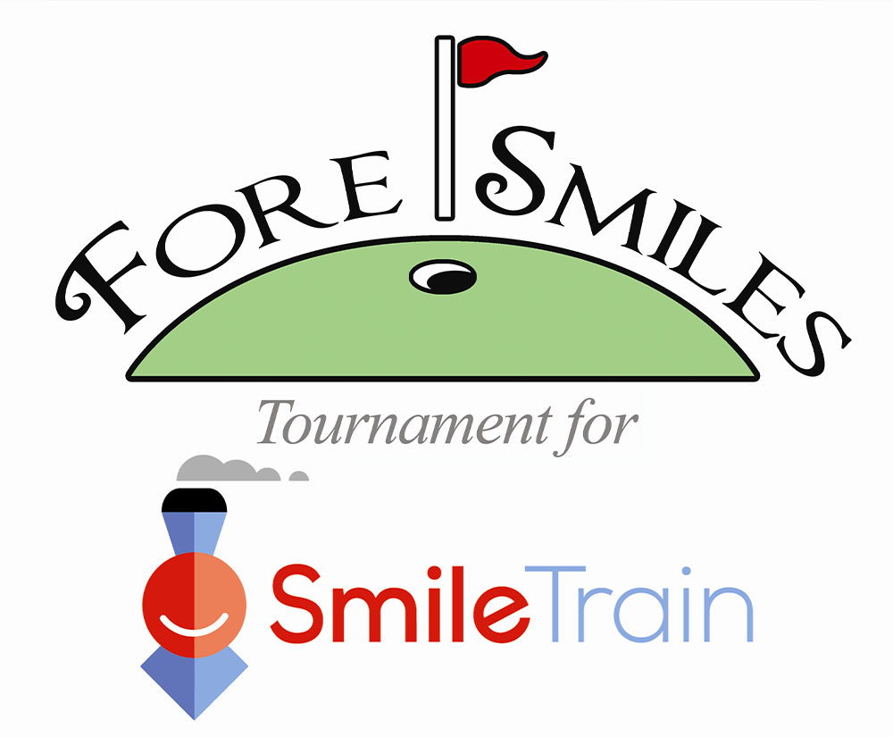 Logo for the Fore Smiles golf tournament in honor of Sadie