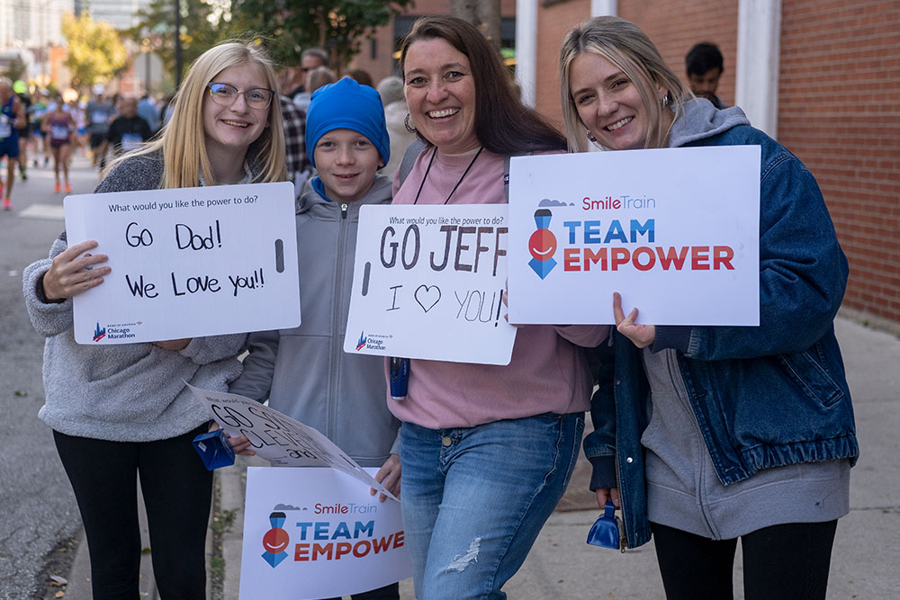 Candace with Team EMPOWER runner Jeff Salyer’s family