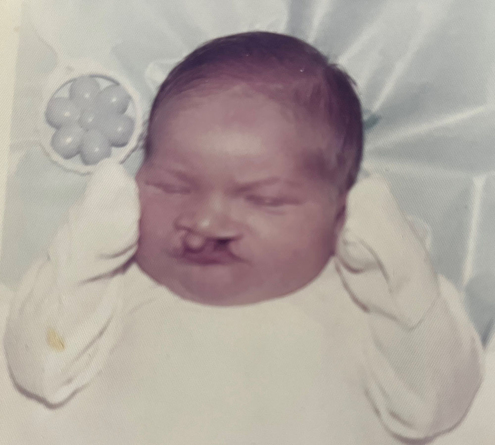 David as a newborn