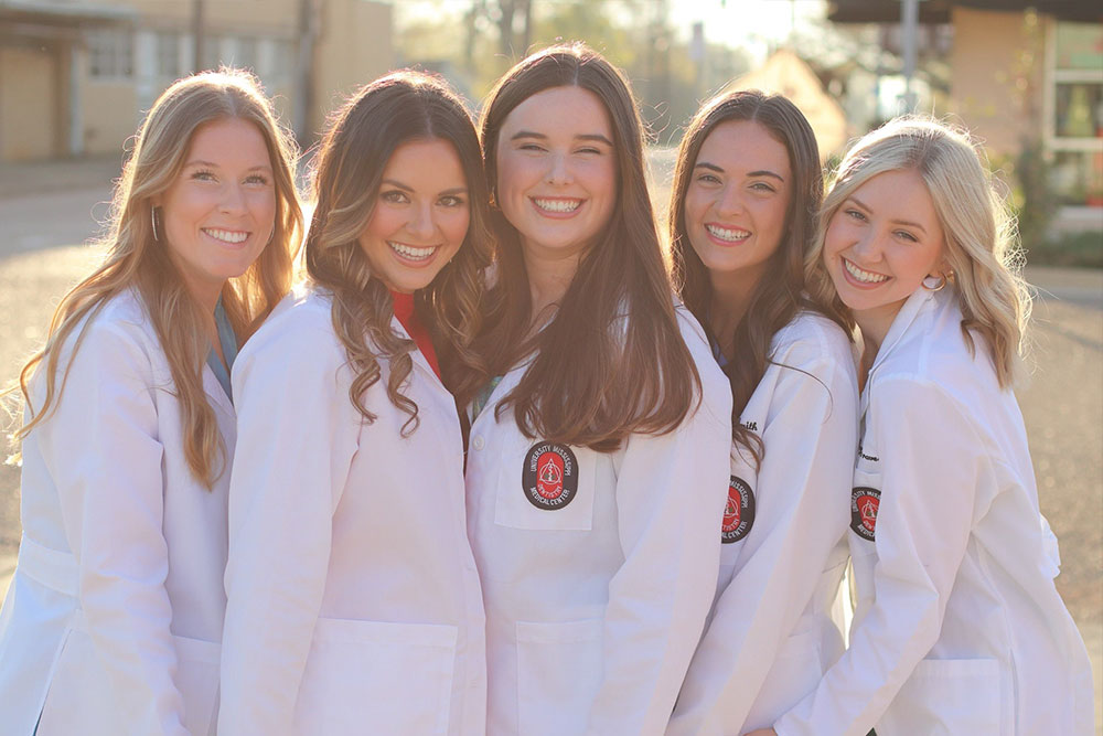 Tammy with some of her peers at UMMC dental school