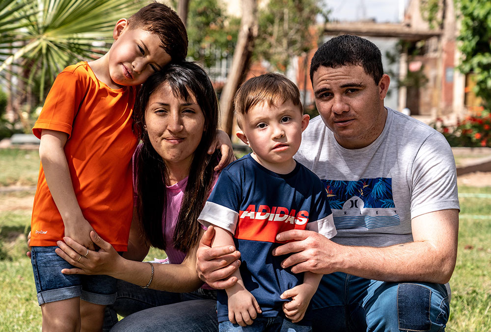 Edden, Andrea, Franco, and Edden’s older brother