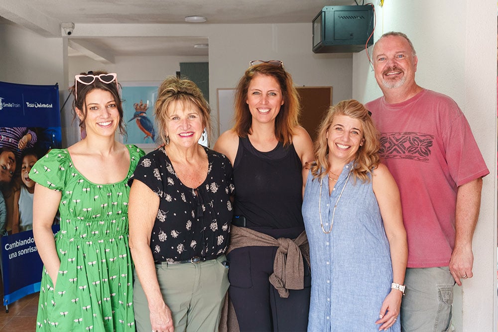 Becca and Seth with other Journey of Smiles participants