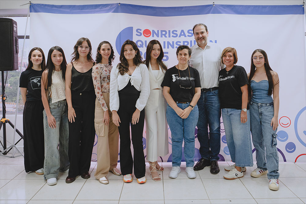 Partial group photo from Clinica Noel’s World Cleft Awareness Day activity in Medellin, Colombia