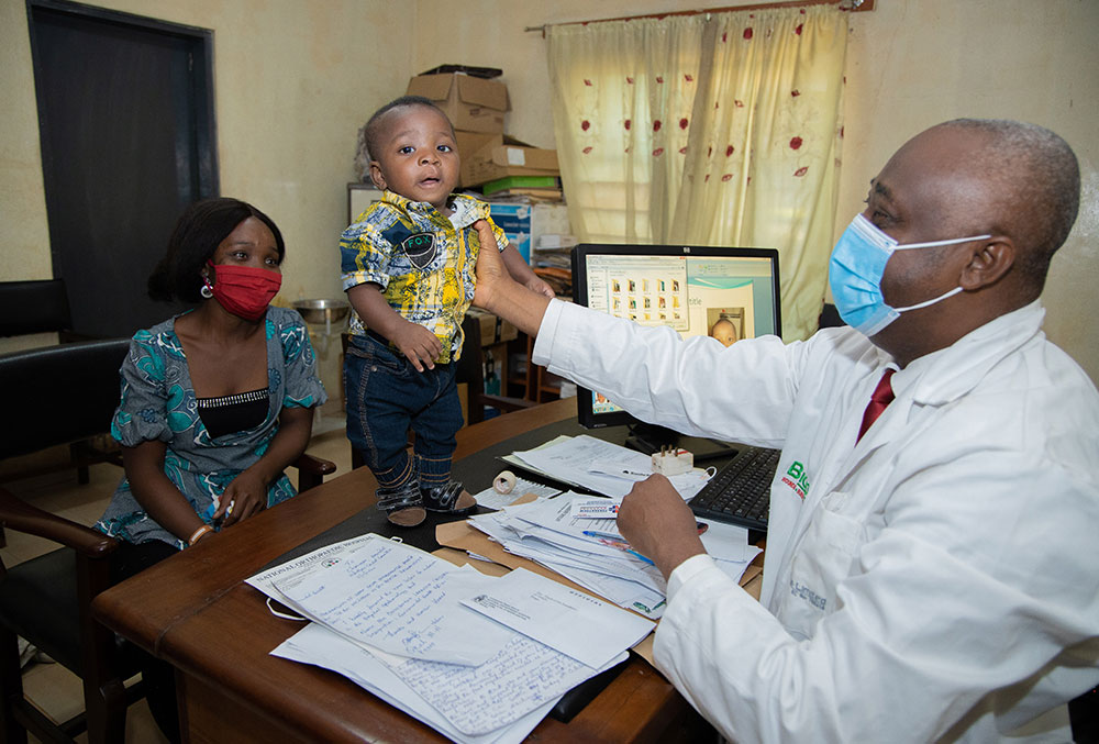 Annointed with Dr. Onah at Orthopaedic Hospital, Enugu