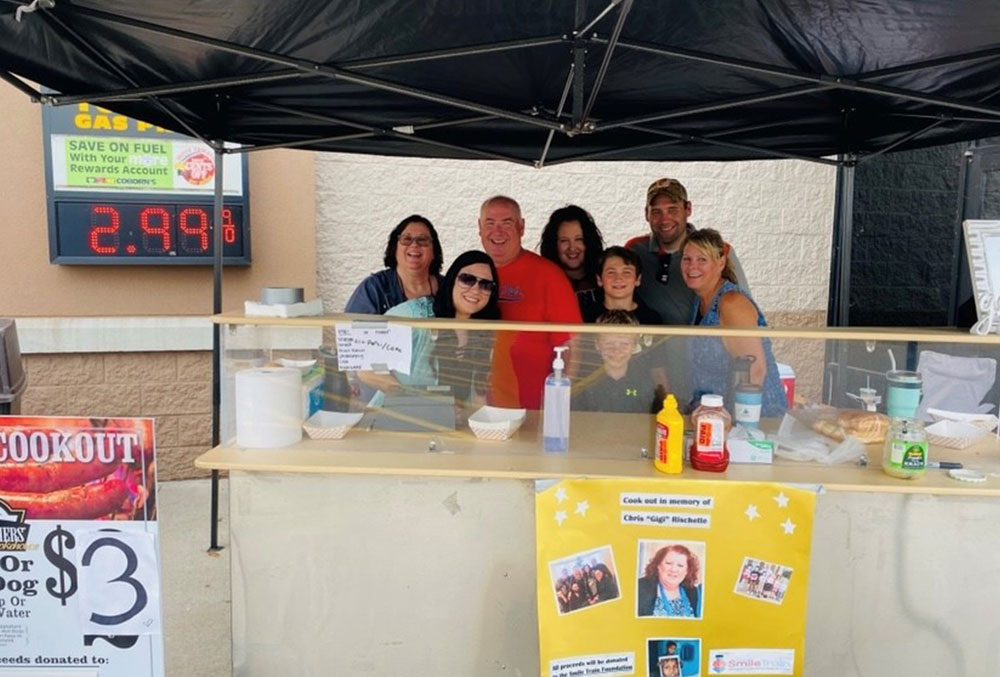 Rischette family at their Smile Train fundraiser at Coborn's Hastings MN