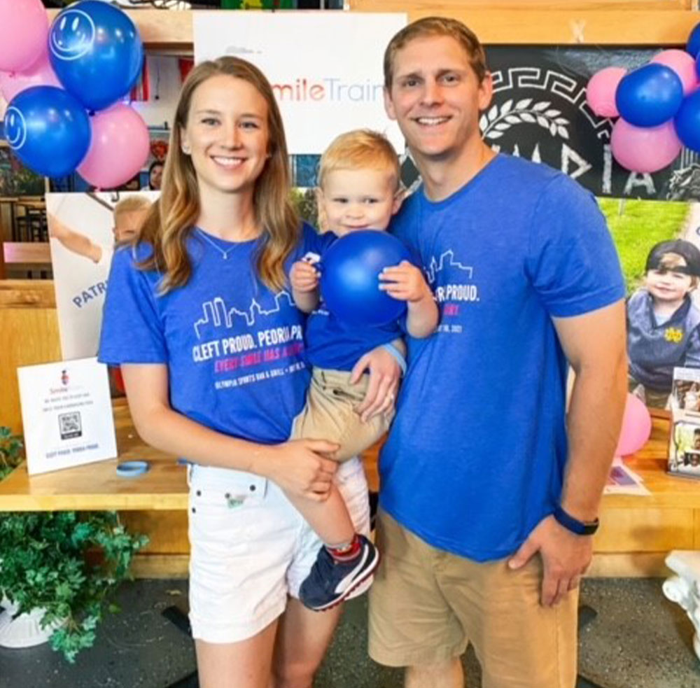 The Ihnken family at the Smile Train fundraiser in Peoria