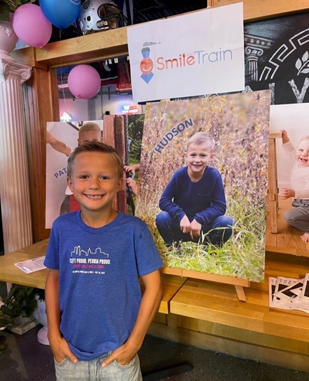 Hudson Chan at the Smile Train fundraiser in Peoria