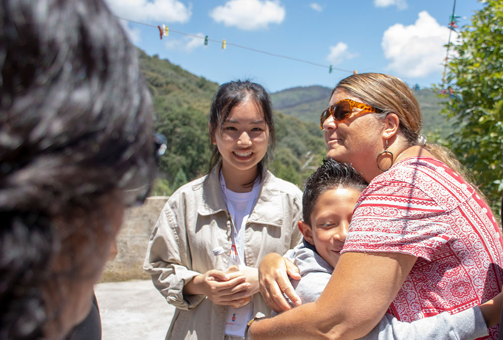 Dana hugs a Smile Train patient in Mexico on her Journey of Smiles