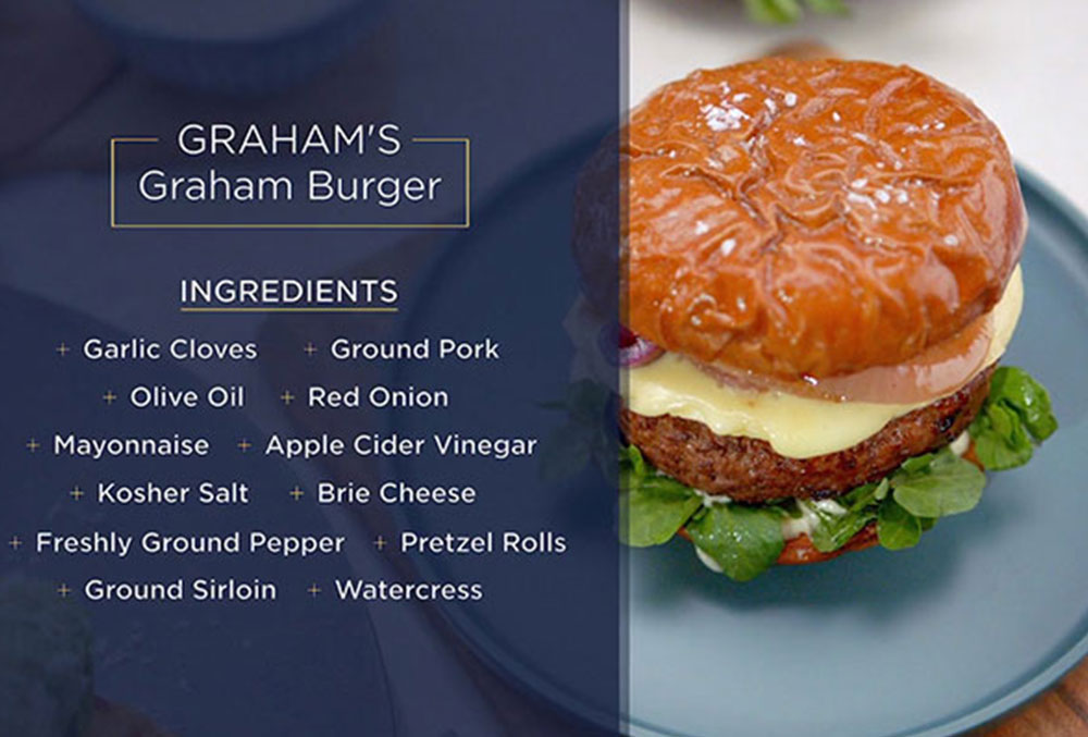 Chef Graham Elliot's Graham Burger Recipe from 'Selena + Chef'