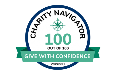 Charity Navigator 100/100 Rating