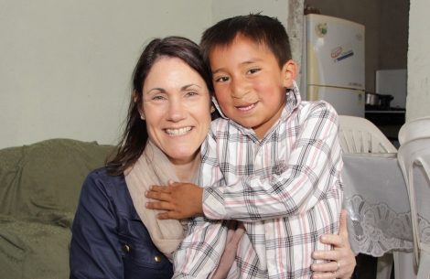 Susie with Ecuadorian Boy
