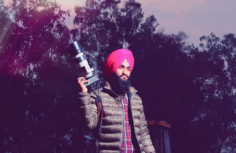 Harkirat with camera