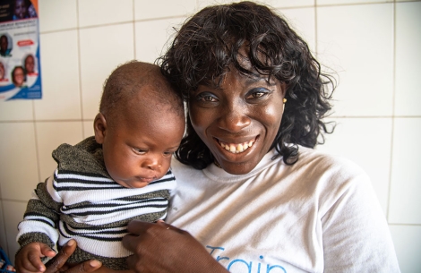 Nina with patient