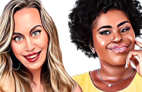 Ashley Barbour and Iva Ballou from the Love Meets Joy podcast