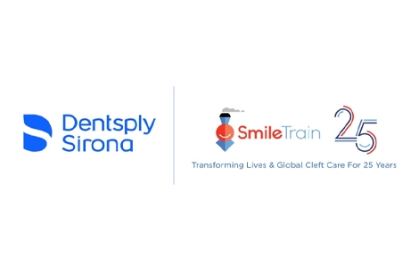 Dentsply Sirona and Smile Train 25th logos