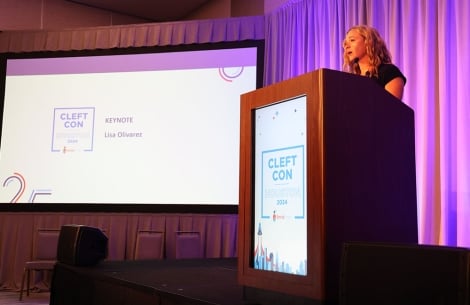 Lisa Olivarez delivers her keynote address