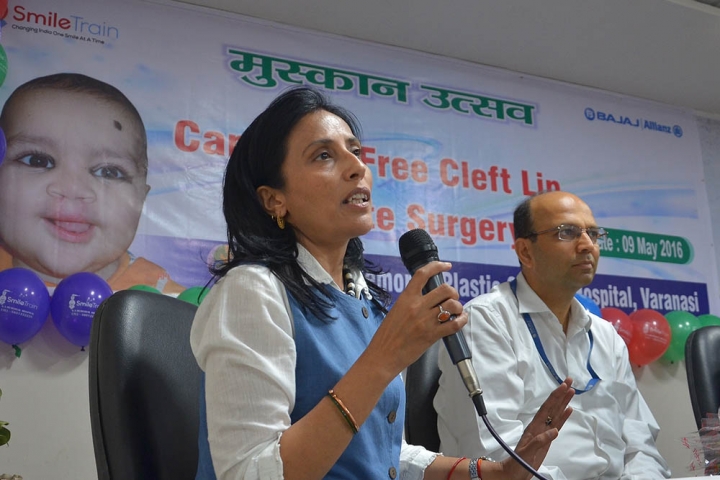 Bajaj funds cleft camp in India
