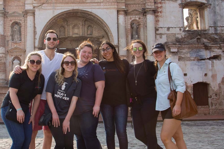 group of journey of smile supporters in Guatemala