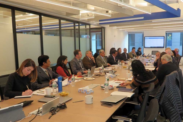 Smile Train Medical Advisory Board in a meeting