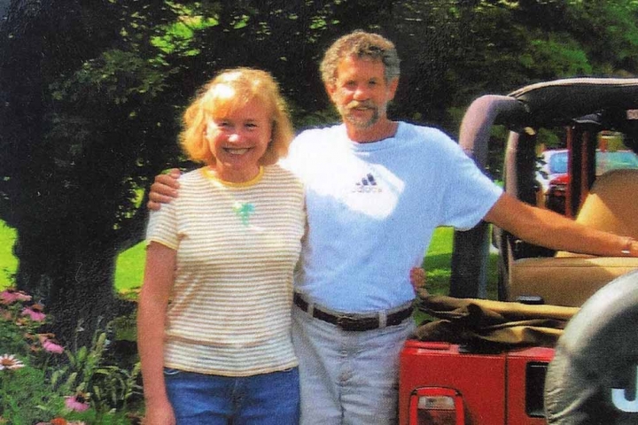 William David Boling with his wife