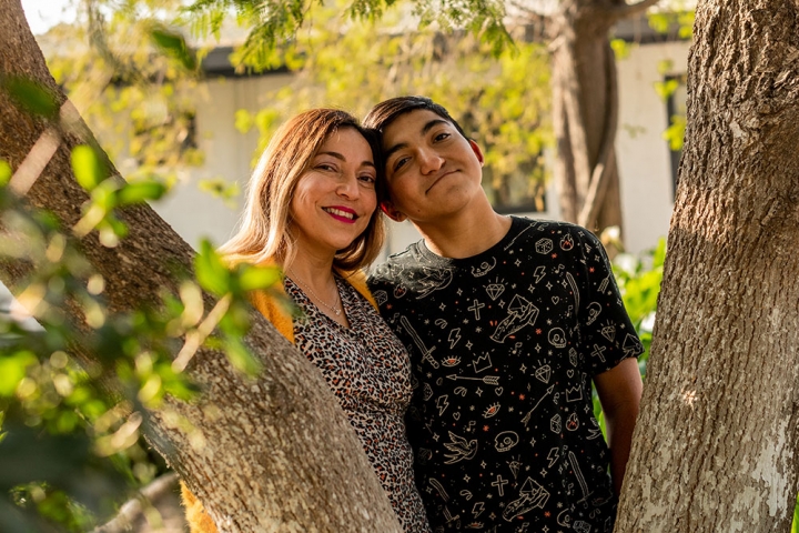 Smile Train patient Vicente with his mother