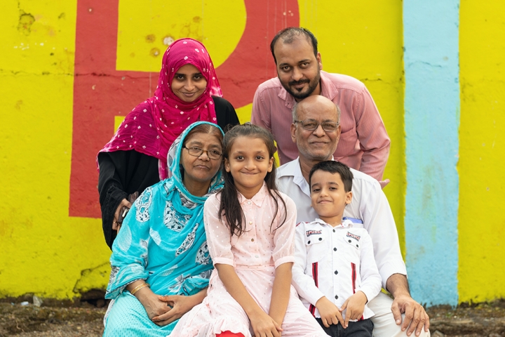 Humera with entire family