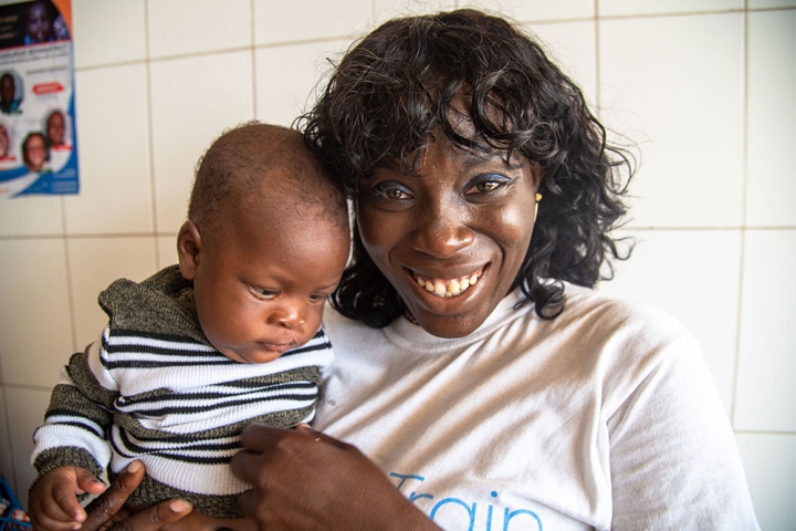 Nina with patient