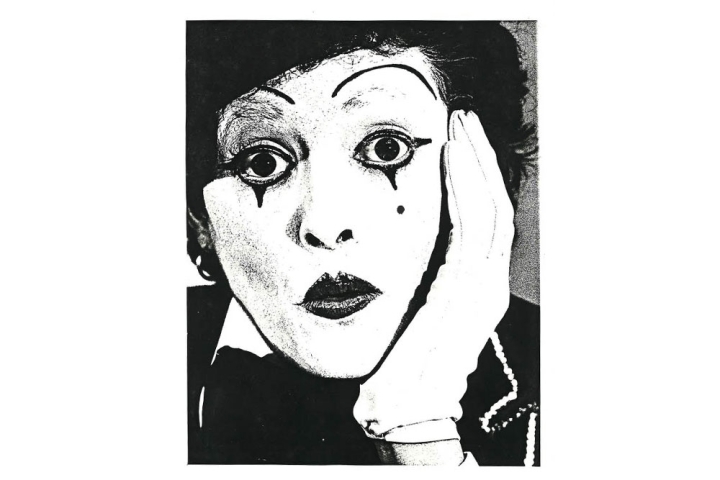 Linette Burton as a mime