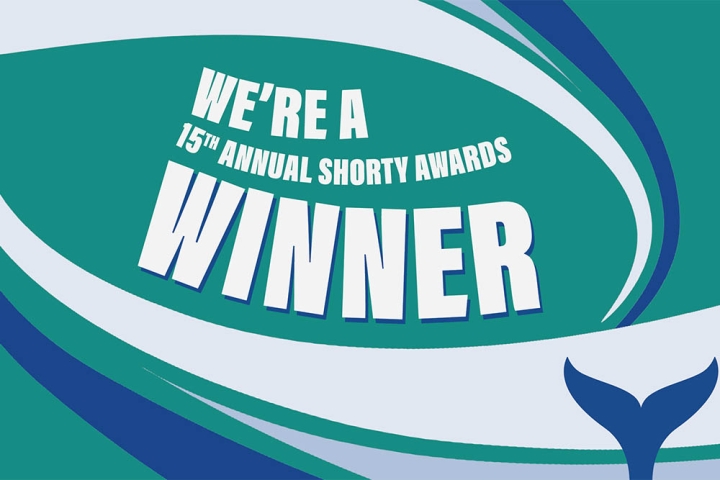 Shorty Awards Winner Logo - We're a 15th annual Shorty Awards Winner