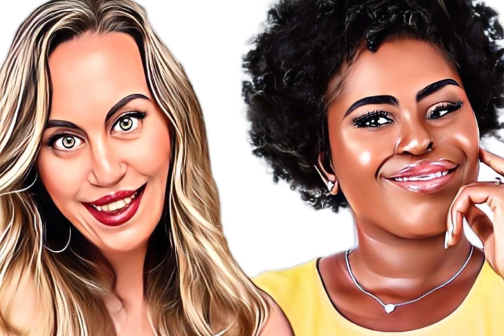 Ashley Barbour and Iva Ballou from the Love Meets Joy podcast