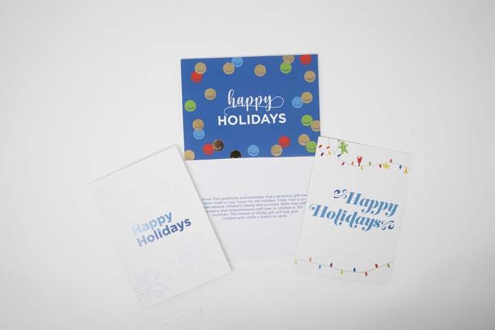3 Happy Holidays Cards