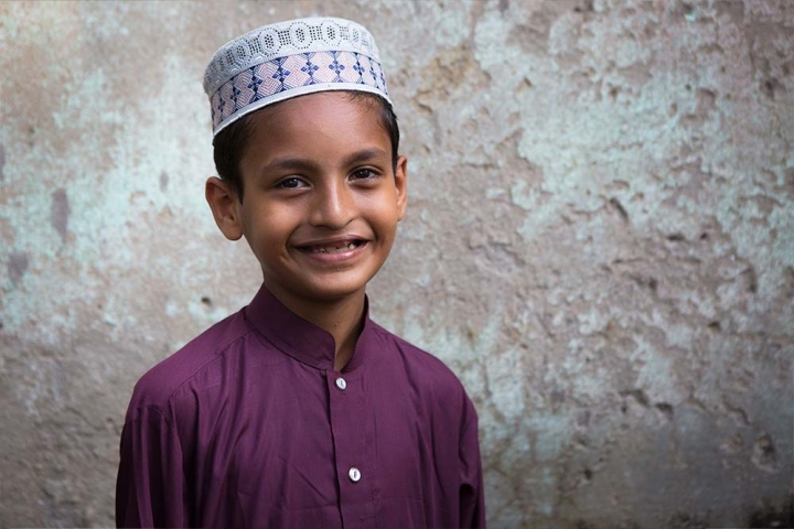 Nur smiles for the camera