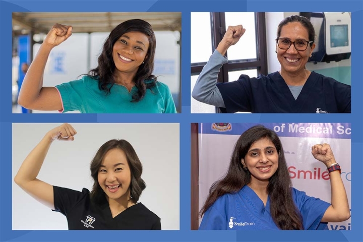 IWD flexing collage