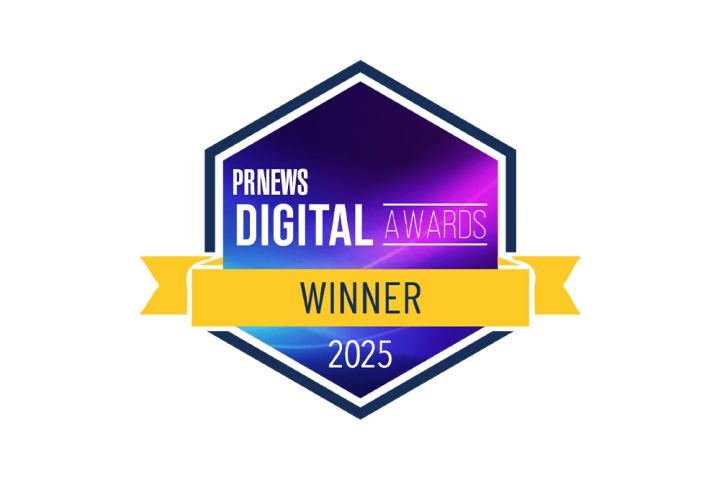 PRNews Digital Awards Winner logo
