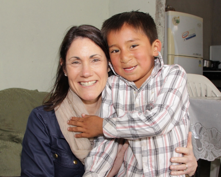 Susie with Ecuadorian Boy